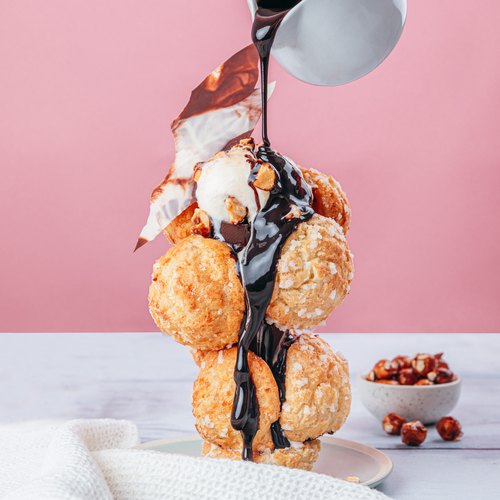 French Choux Ice Cream Cone