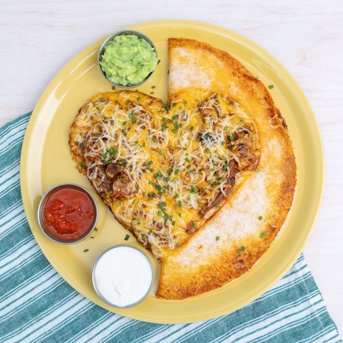 Birria Heart Mexican Pizza