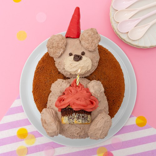 Teddy Bear Birthday Cake