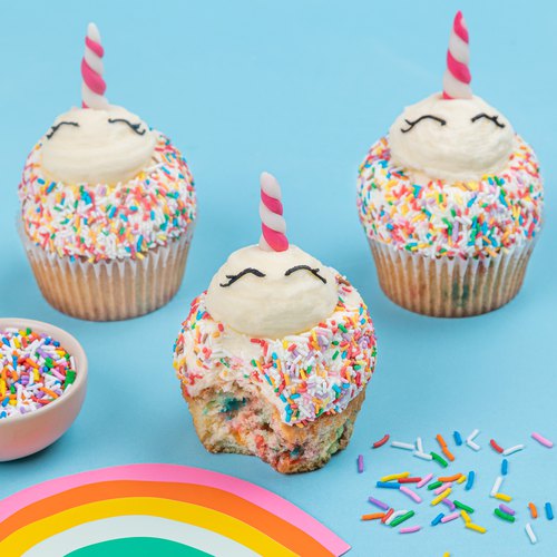 Mythical Funfetti Cupcakes