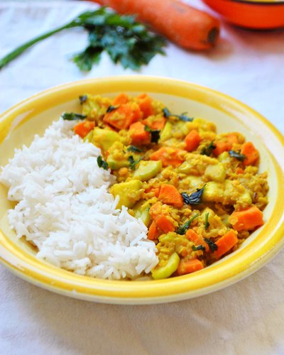 Curry de légumes façon dhal