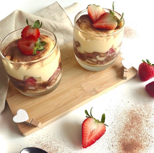Tiramisu chocolat fraise