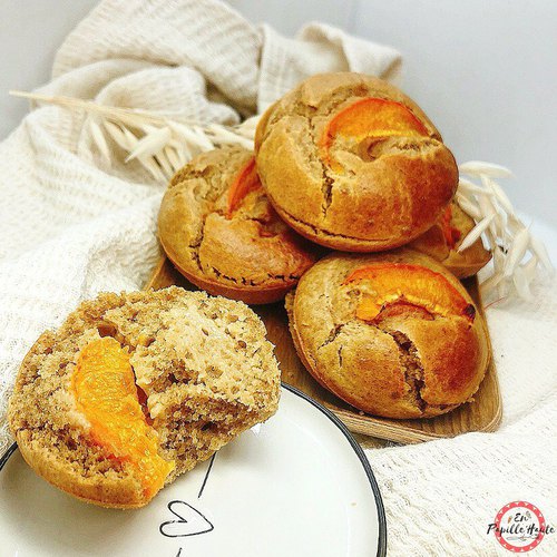 Muffin abricot et cacahuète