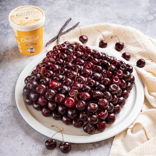 Cherry Ice Cream Cake