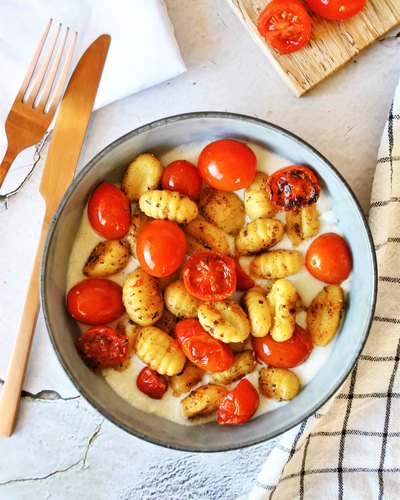 Gnocchis à poêler et tomates confites