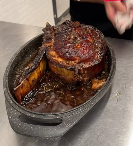 Fried Potato Ball & Ribs