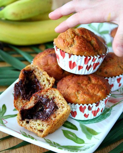Healthy muffins sans matière grasse façon banana bread