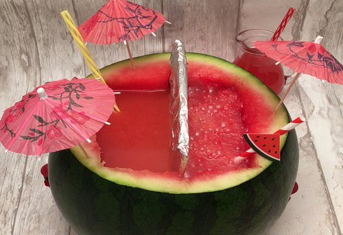 Doppelter Melonen-Cocktail
