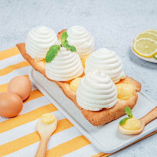 Lemon Meringue Egg Carton