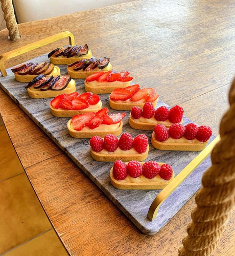 Mini tartelettes figues framboises et fraises