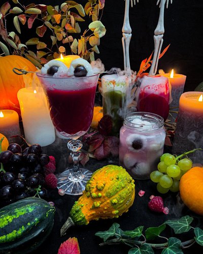 Jus de fruits detox pour Halloween