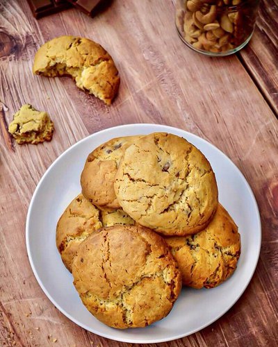 Recette Cookies au beurre de cacahuète et M&M's sur Chefclub daily