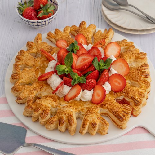 Tarte aux fraises chantilly