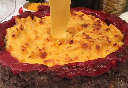 Cheesy Meatloaf Masterpiece