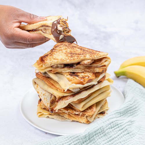 Chocolatey Crepe Sandwich