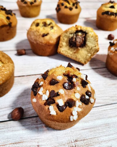 Muffins cœur Ferrero Rocher