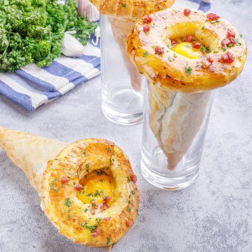 Breakfast Egg Cone