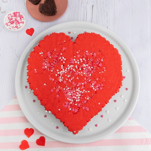 Valentine's Day Cupcake Hearts