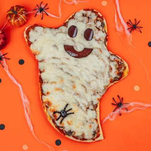 Pizza fantôme d'Halloween