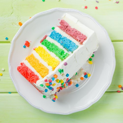 Rainbow layer cake recipe