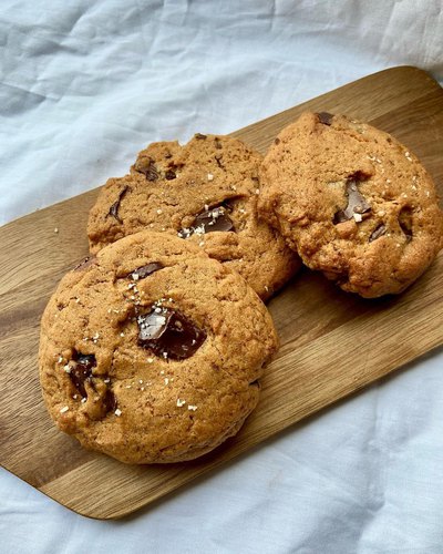 Cookies chocolat noir & fleur de sel