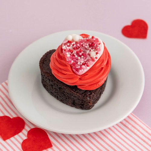 Les brownies de la Saint-Valentin