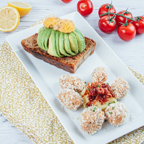 Hard boiled egg avocado toast and other Chefclub US recipes daily