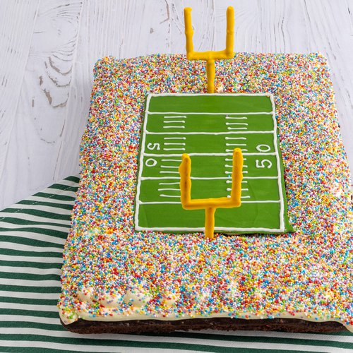 Football Field Brownie