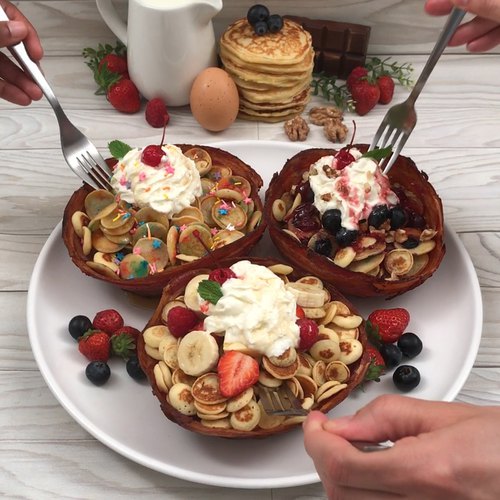 Pancake Cereal Bowls recipe by Chefclub US original