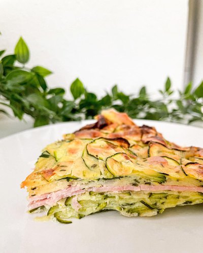 Invisible courgettes jambon
