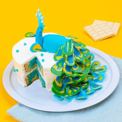 peacock cake ideas｜TikTok Search