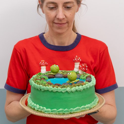 Woodland Frog Cake