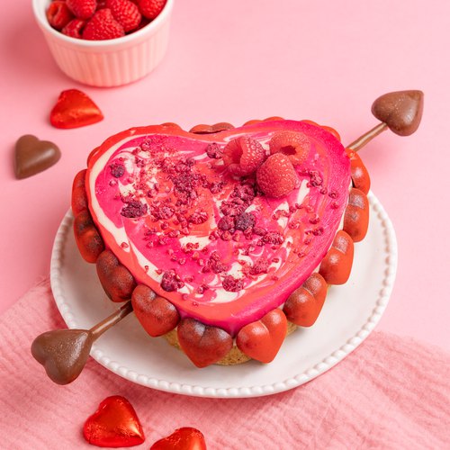 Romantic Raspberry Fudge