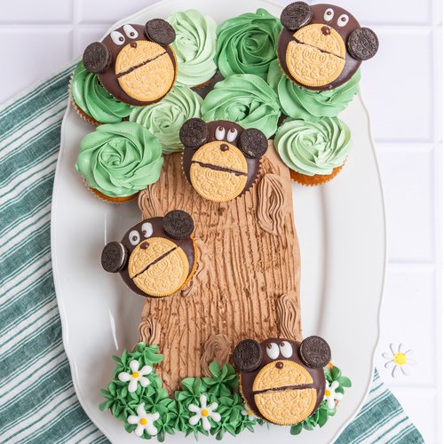 Monkey Pull-Apart Cupcakes