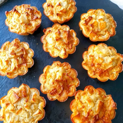 Mini-muffins pommes amandes