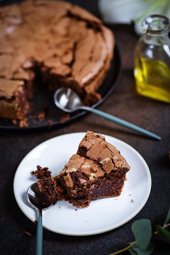 Gâteau au chocolat sans gluten à l’huile d’olive