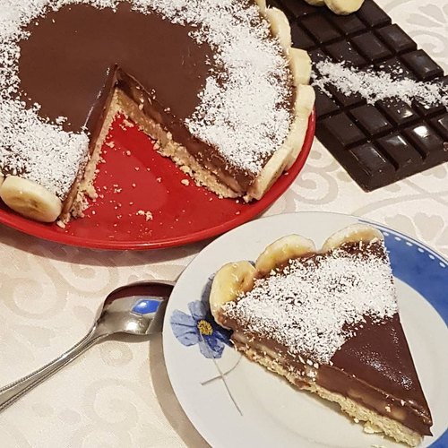 Tarte choco coco banane