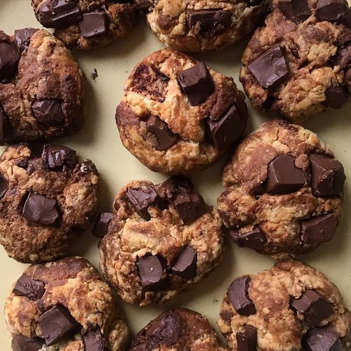 Cookies chocolat et poudre d'amandes