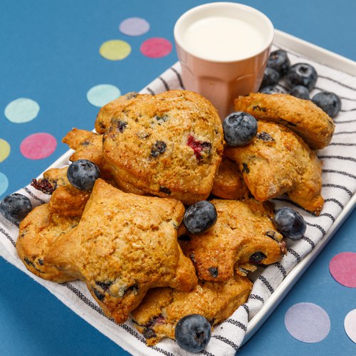 Berry Cool Blueberry Scones