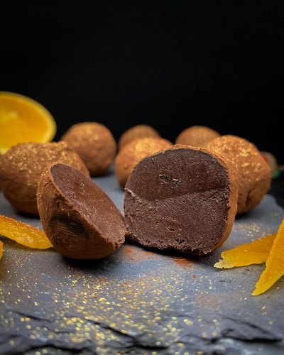 Recette Truffes au chocolat et aux zestes d'orange et autres