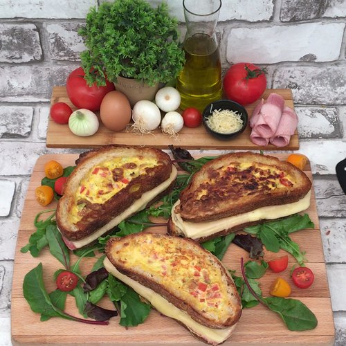 Omelette Toastie and other Chefclub US recipes original | chefclub.tv