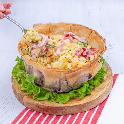 Raclette Macaroni Bowl