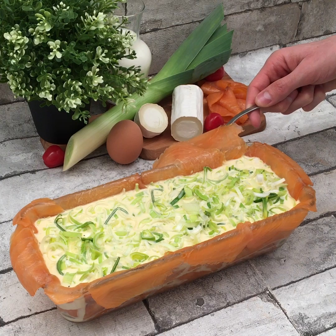 La terrine saumonpoireaux, la recette en vidéo par