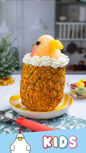 Polly's Pineapple Snow Cone