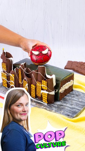 Le gâteau Spiderman