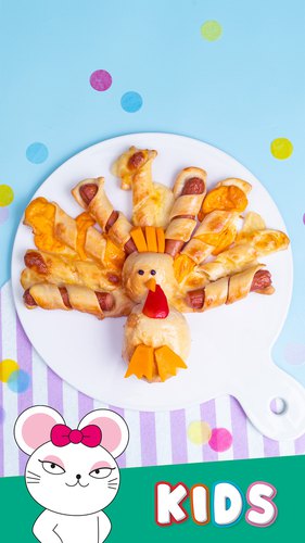 Chefclub Kids - Season 6 Episode - 4 - Cutest Turkey Cheesy Breadsticks