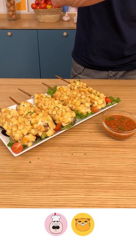 Les brochettes Aligot