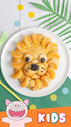 Chefclub Kids - Season 6 Episode - 6 - Cutest Lion Pancake Breakfast