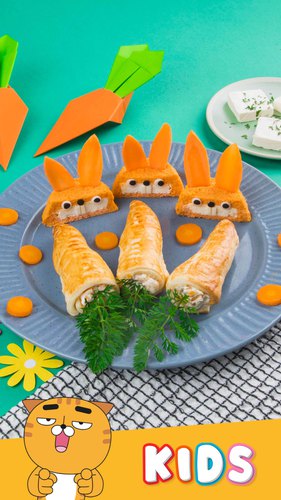 Les p'tits lapins et leurs carottes