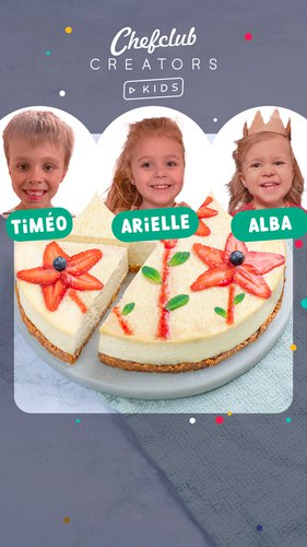 Creators Kids - Saison 3 Épisode - 2 - Le cheesecake fleuri de Timéo, Arielle et Alba